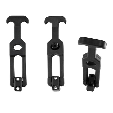 Two Pack Rubber Flexible T Handle Draw Latches With Mounting Screws for Tool Box Boat Cooler Golf Cart and Equipment