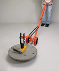 Hefty Magnetic Lid Lifter Manhole Cover Dolly With 600 Pound Capacity Collapsible Steel Rig featuring utility cover and grip.