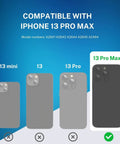 Product image showing compatibility of Iphone 13 Pro Max Six Point Seven Inch Proximity Sensor Ear Speaker Flex Cable With Microphone Replacement Kit