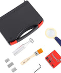 Cross Hatch Adhesion Tester Kit With 1mm 2mm 3mm Blades, Cross Cut Tester, Pro Grade Multi Blade Spacing And 0.01mm Tolerance, Includes Durable Plastic Carry Case For Lab And Field Use