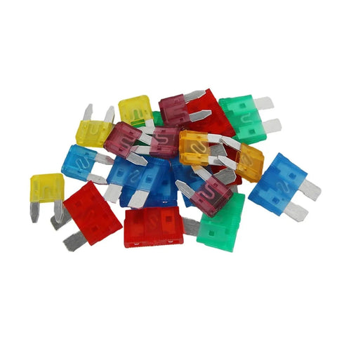 Colorful fuses from Heavy Duty 1000 Piece Car Fuse Blade Kit For Auto And Truck Fuses, Xenon Light Ready, Easy Install Electrical Accessories