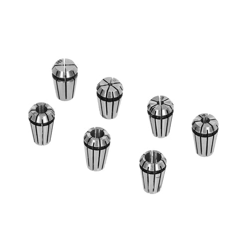 7 Piece Spring Collet Set for Milling Machines and CNC Routers High Precision ER Collet Chuck Kit Engraving Tools 1mm to 7mm Range Spring