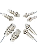 Capacitive Proximity Sensor With NPN And PNP Output For Metal Pipe Applications M12 6mm Sensing Non Flush Mount High Sensitivity