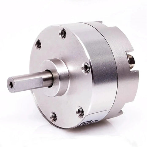 Built Tough Single Vane Pneumatic Rotary Actuator With Smooth Air Powered Torque 15mm Bore And 270 Degree Rotation side view