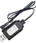 USB RC Battery Charger For 4.8V RC Cars With Indicator Light, compact size charging cable with USB connector