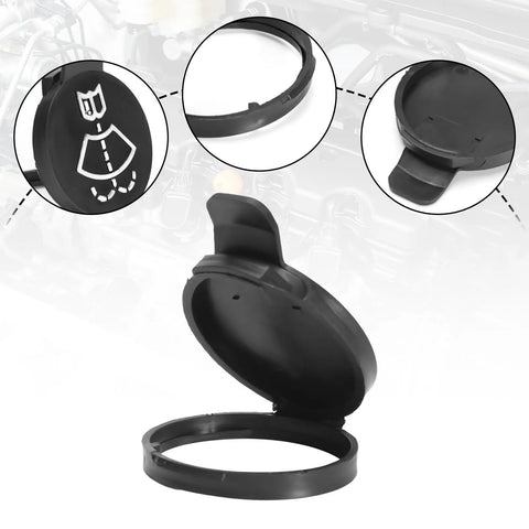 Premium Windshield Washer Fluid Reservoir Cap Replacement For Wiper Bottle Tank Direct Fit Cover OEM Style Cap For GMC Chevrolet Buick Cadillac Models Compatible With 12767700 13227300 19172571