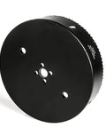 Six And Five Eighths Inch Hole Saw With Heavy Duty Arbor Bi Metal Hss Teeth for Can Lights Drywall Wood Plastic and Thin Metal