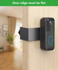 Anti Theft Doorbell Mount For Video Doorbell Gen 1 And Gen 2, No Drill Installation, Non Blocking Motion Sensor, installed on door edge