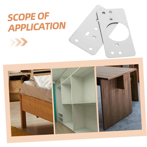 Stainless Steel Hinge Repair Plate Kit For Cabinets And Furniture Easy Install Quick Fix Hinges image with usage examples