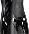 Black Tonga Short Adjustable Open Heel Fins For Snorkeling And Scuba For Indoor And Outdoor Use Lightweight Travel Ready Size L XL