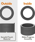 Refill Kit For Nespresso VertuoLine Pods With Reusable Capsule Holder showing inside and outside features