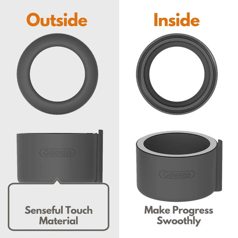 Refill Kit For Nespresso VertuoLine Pods With Reusable Capsule Holder showing inside and outside features