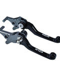 Ultra Bee Ready To Roll Brake And Clutch Lever Set CNC Foldable Aluminum 7075 Upgrade Kit for Sur Ron Ultrabee, black levers