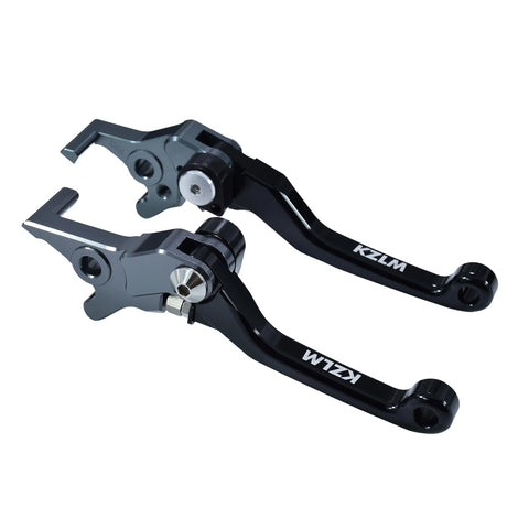 Ultra Bee Ready To Roll Brake And Clutch Lever Set CNC Foldable Aluminum 7075 Upgrade Kit for Sur Ron Ultrabee, black levers