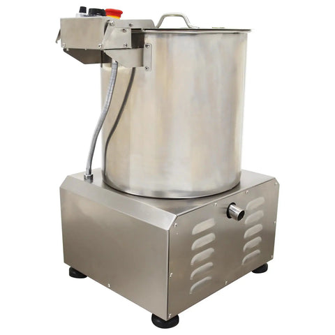 No Sweat Commercial Electric Salad Dryer And Heavy Duty Salad Spinner For Restaurants Built From Top Tier Stainless Steel.