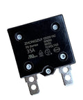 Automatic Reset Circuit Breaker 35A Thermal Switch For Kids Ride On Toy Cars 125 To 250Vac And 50Vdc Overload Protector