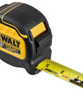 Tough Series 25 ft tape measure with magnetic clip and double sided blade pro grade heavy duty housing.