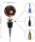 Vacuum Wine Stopper Keeps Your Sip Crisp And Fresh With Heavy Duty Zinc Alloy Body And Foolproof Leak Tight Seal for wine bottles.