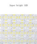 Built Like a Tank 300W LED Flood Light IP67 Waterproof Rated for Rock Solid Outdoor Use super bright LED lens close-up.