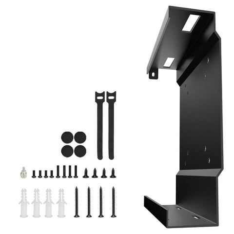 Built Tough Vesa Wall And Under Desk Mount For Lenovo Thinkcentre Tiny Desktops, metal bracket with screws and cable ties.