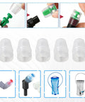 5 Pack Lead Free Silicone Bite Valves For Nathan Hydration Systems And Hydrapak Bladders BPA Free Nozzles Replacement Set