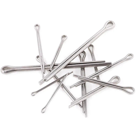 All In One 340 Piece Six Sizes 304 Stainless Steel Cotter Pin Clip Assortment Kit For Automotive Mechanics Car Garage Power Equipment