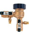 Anti-Siphon Pressure Vacuum Breaker Quarter-Turn Shutoff With Tee Handles 1 Inch Bronze For Irrigation Backflow Prevention