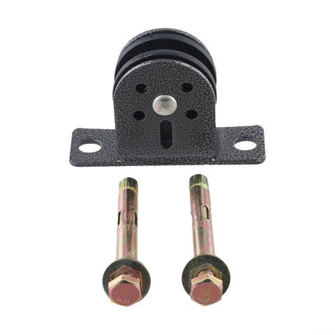 Heavy Duty Silent Fixed Pulley With Double Bearing And Stainless Steel Wire Rope Block for 3mm to 10mm cable lifting rigging gear with mounting bolts.