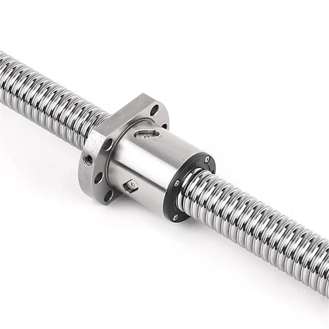 End Machined CNC Ball Screw With Ball Nut RM2505 400mm Precision Lead Screw for 3D Printer with smooth low backlash motion