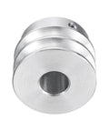 Heavy-Duty Aluminum V-Type Pulley With 14mm Bore And 40mm Outer Diameter, Double Groove For Motor Shafts And Drilling Machines, Fits PU Belt