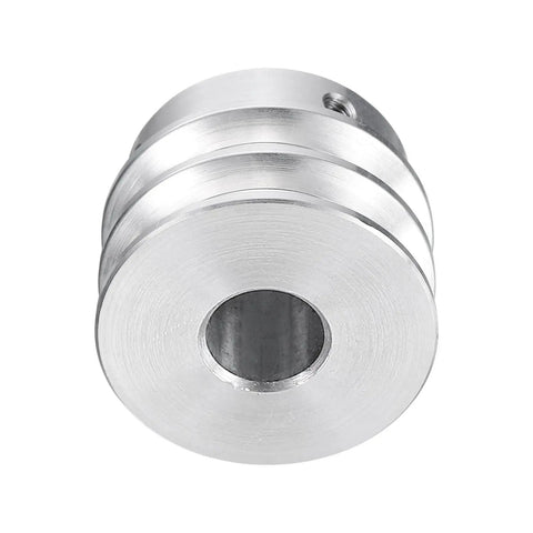 Heavy-Duty Aluminum V-Type Pulley With 14mm Bore And 40mm Outer Diameter, Double Groove For Motor Shafts And Drilling Machines, Fits PU Belt