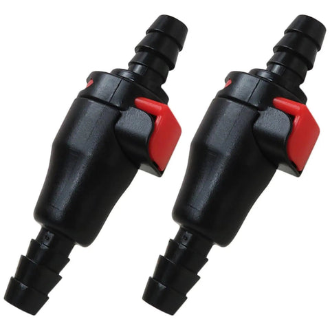 Upgraded Two Pack Hydration System Quick Disconnect For Quarter Inch Drink Tube With Auto Shut Off Leak Free Connection shown