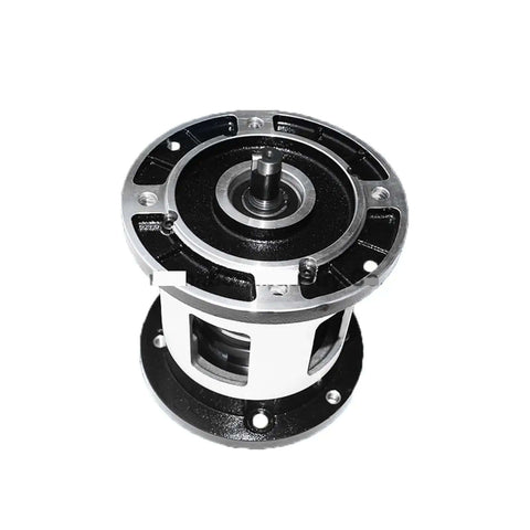 DC 24V Magnetic Clutch And Brake Kit With 35W Power And 90Nm Torque, visible double flange design, front view