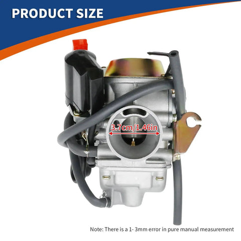 Front view of Carburetor Tune Up Kit For Coleman BK200 AT200-B AT200 JL50QT BK150 TaoTao 150cc Carburetor and Go Kart 125cc 150cc Engines