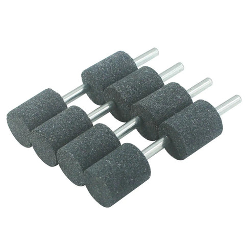 25Mm Cylindrical Grinding Stone Set With 1/4 Inch Shank For Rotary Tools And Drills Pro Grade Aluminum Oxide Mounted Grinding Bits Pack Of 8 for metal wood jewelry