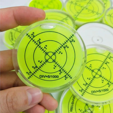 Dead On Accurate 60mm Round Bubble Spirit Level Pro Shop Premium Acrylic Craft Tool With Degree Marked Base For Straight Shot Precision Layouts And No Sweat Leveling On Any Project