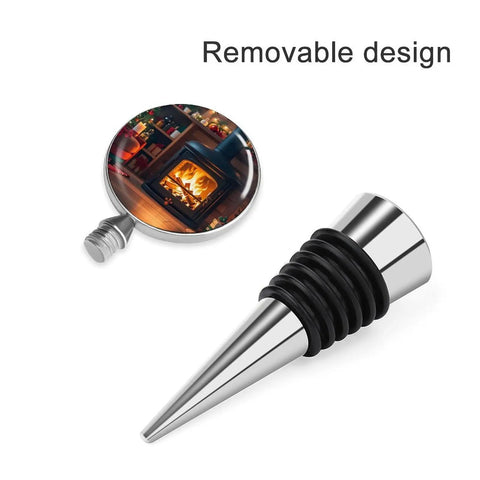 Vacuum Wine Stopper Keeps Your Sip Crisp And Fresh With Heavy Duty Zinc Alloy Body and Removable design for easy use.