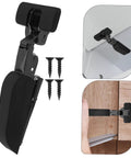 Black hinges for cabinet with screws, showing Soft Close Cabinet Hinges With Damping For Quiet Operation And Easy Installation by Mipcase.