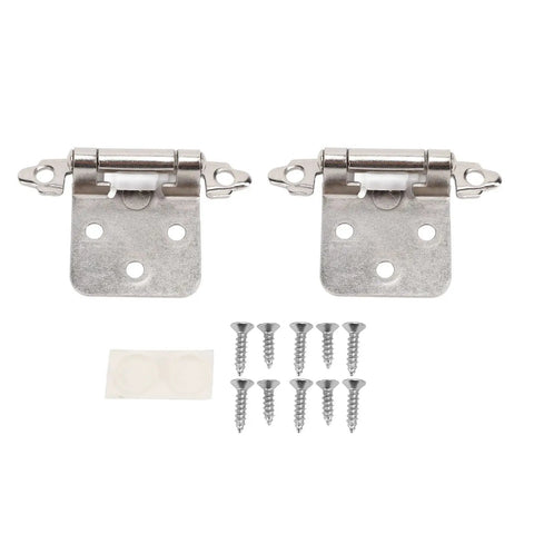 Self Closing RV Cabinet Hinge Half Inch Overlay Steel Durable For RV Boat Kitchen Bathroom Doors Easy Install Erosion Proof