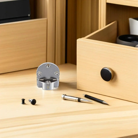4 Pcs Zinc Alloy Folding Table Hinges Concealed Round Edge Flip Hinges Heavy Duty Cabinet Door Replacement for Kitchen Cupboard
