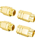 Heavy Duty Garden Hose Repair Kit For Five Eighths Inch Hoses With Aluminum End Fittings Male And Female Connectors
