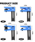 Four Piece Car Brake Line Plug Kit With Leak Proof Stop Clamp sizes 3/8, 5/16, 1/2, Banjo for SUVs, trucks, caravans