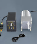 6W 110V AC Gear Reducer Motor With Speed Controller, 15 RPM, high torque, 8mm shaft, for production and DIY, reverse view