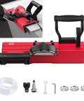 Heavy Duty Electric Tile Chamfering Machine For Hella Quick 45 Degree Edge Beveling, aluminum body with dual water cooling components.