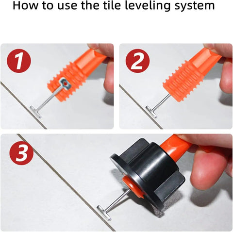 Tile Leveling System Kit For Walls And Floors With 1000 Spacers And 200 Reusable Pins Includes Six Wrenches And Clips tutorial