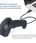 Wired USB Barcode Scanner Handheld Reader With 640x480 Resolution for Store Supermarket Warehouse and Pharmacy