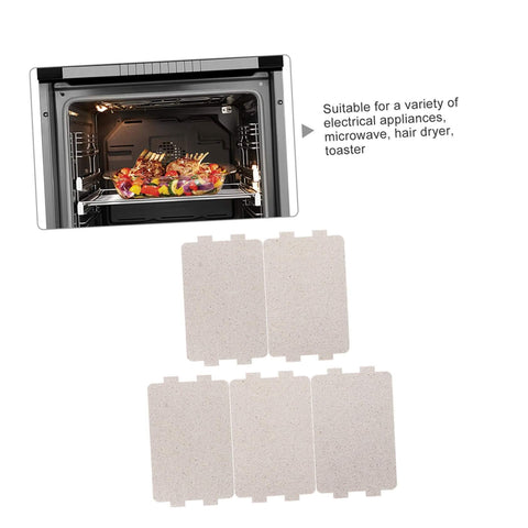 7 Piece Microwave Waveguide Mica Sheet Insulation Kit For Microwave Repair Prevents Food Moisture Splatter Fits Most Models