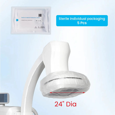 Disposable CT Head Cover For C Arm X Ray Tubes Latex Free Sterile Shield Waterproof And Dustproof 24 Inch Diameter