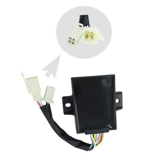 Igniter CDI Box For 4 Stroke Engines Fits Mule FD501V FD590V FD611V FD620D FD661D Cross Reference AM105574 21119-2157 Also Fits John Deere LX172 LX173 LX176, black case with wiring and connectors