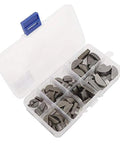 Pro Grade Engine Key And Half Moon Wedge Set In Storage Box Carbon Steel Spring Wedges visible in open plastic organizer box.
